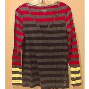 Calvin Klein Quick Dry Long Sleeve T-Shirt, M, New